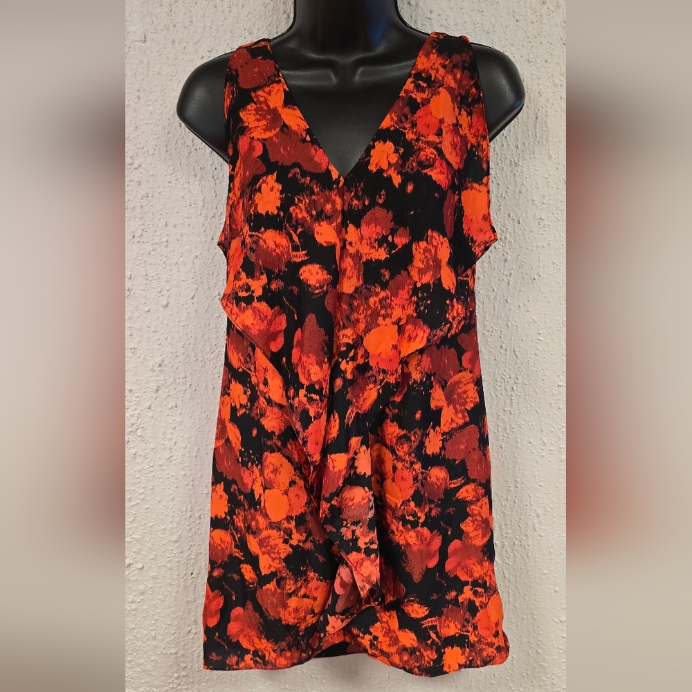 Silence + Noise - Floral Sundress in Red and Black